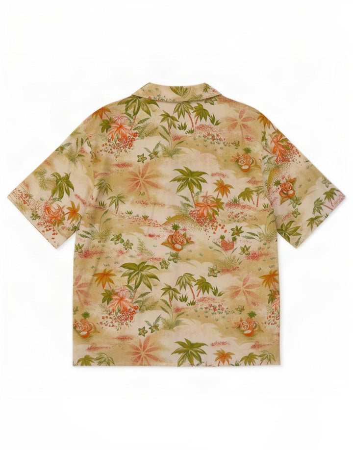 Chemise hawaïenne femme vintage IT 42 Floral multicolore moyen