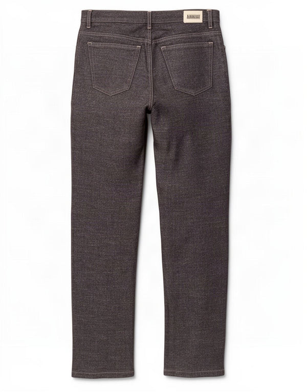 Conte of Florence Pantalon décontracté droit pour femme IT 44 Medium W30 L32 Gris