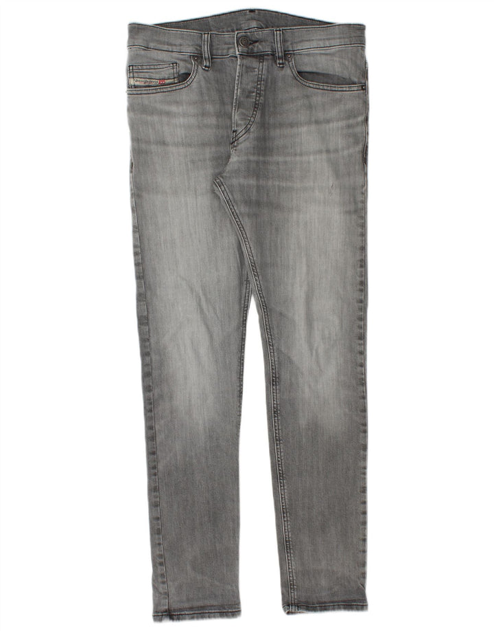 Diesel Jean Slim W30 L30 Homme Gris Coton