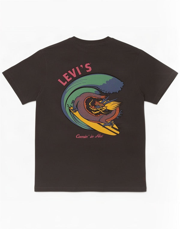 Levi's Tee-Shirt Graphique Homme Gris Moyen