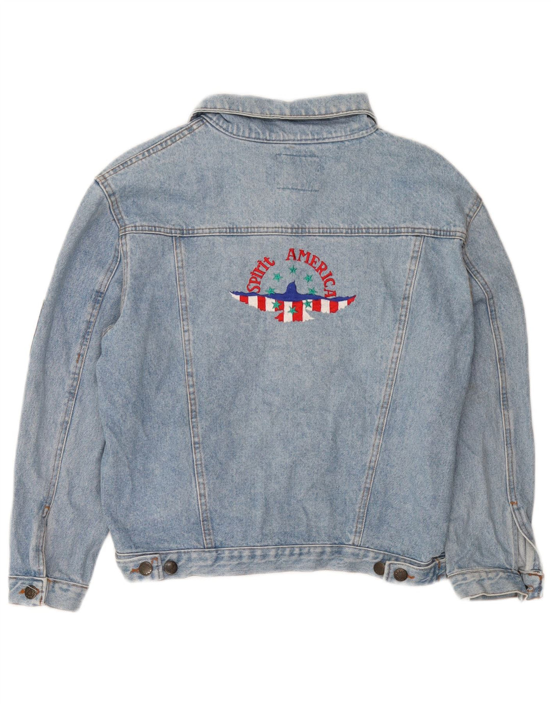 Veste en Jean Graphique Vintage Garçon 11-12 ans Bleu