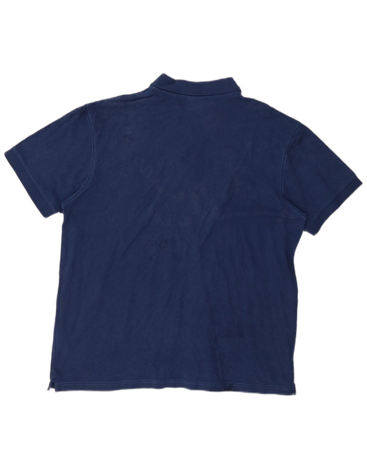 MARLBORO CLASSICS Polo Homme 2XL Bleu Marine Coton