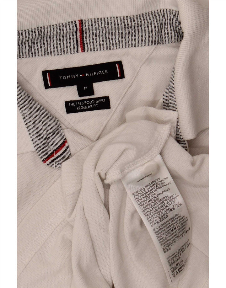 Tommy Hilfiger Polo Regular Fit Homme Coton Blanc Moyen