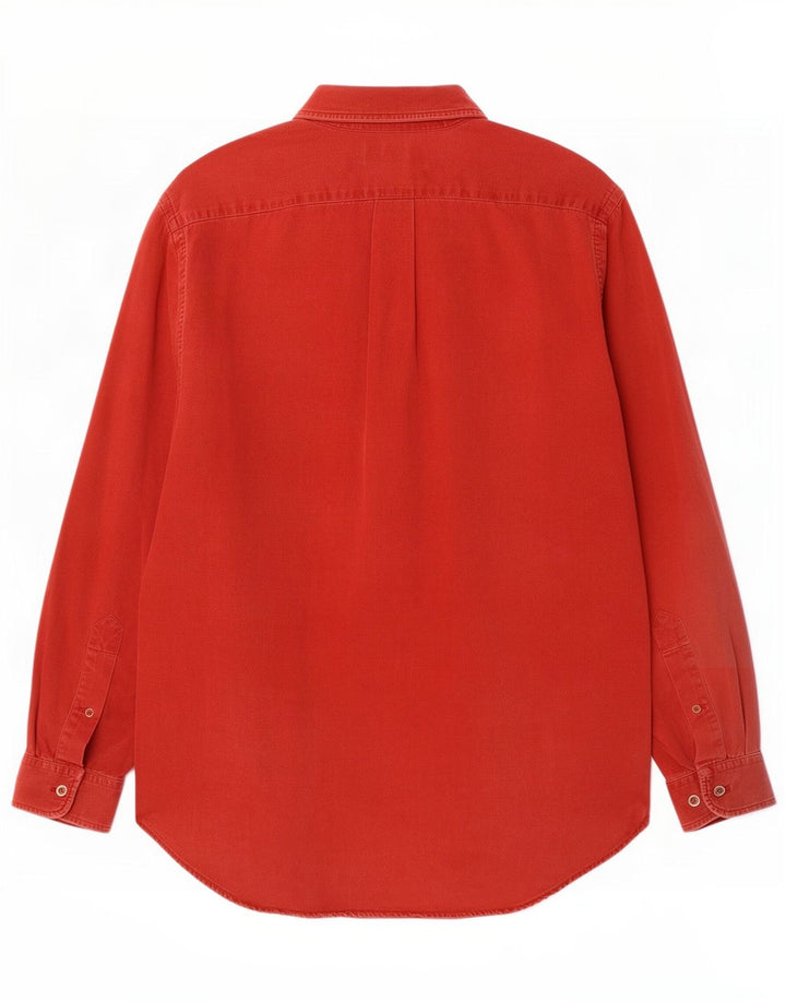 Marlboro Classics Chemise Homme Petit Rouge Coton
