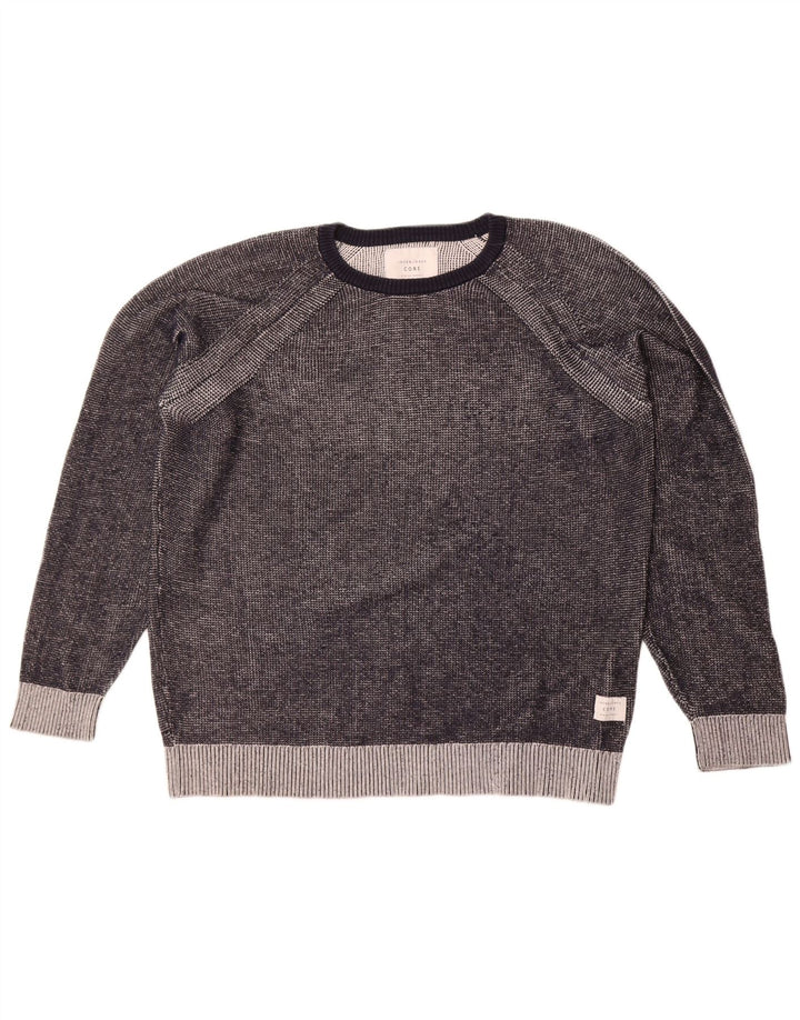 Jack & Jones Pull Col Rond Homme XL Gris Coton