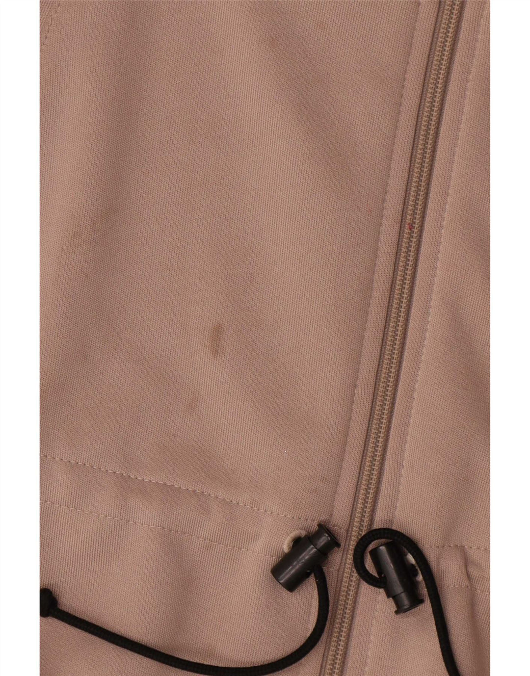 Adidas Veste de survêtement surdimensionnée pour femme UK 8 Petit Polyester Beige