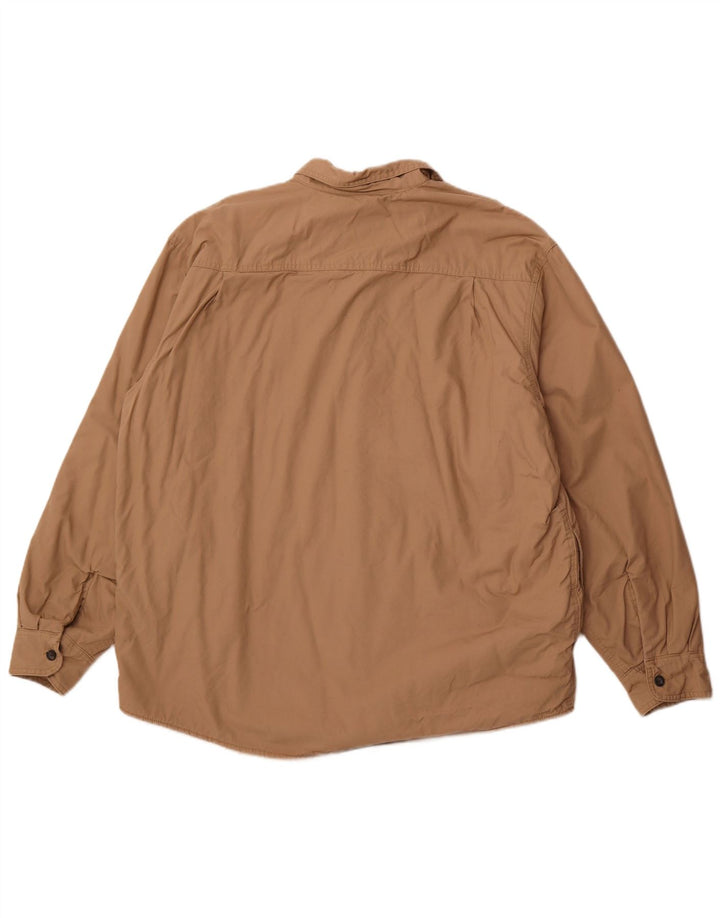 WRANGLER Veste Sherpa Homme UK 42 XL Coton Marron