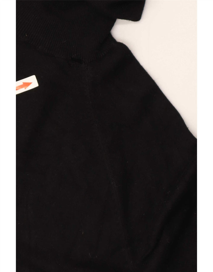 Zara Pull col roulé pour femme UK 14 Noir moyen