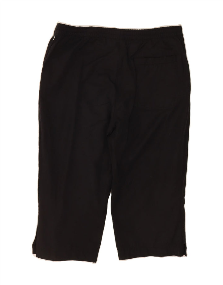 ADIDAS Womens Bermuda Shorts UK 12 Medium W30 Black Vintage Adidas and Second-Hand Adidas from Messina Hembry 