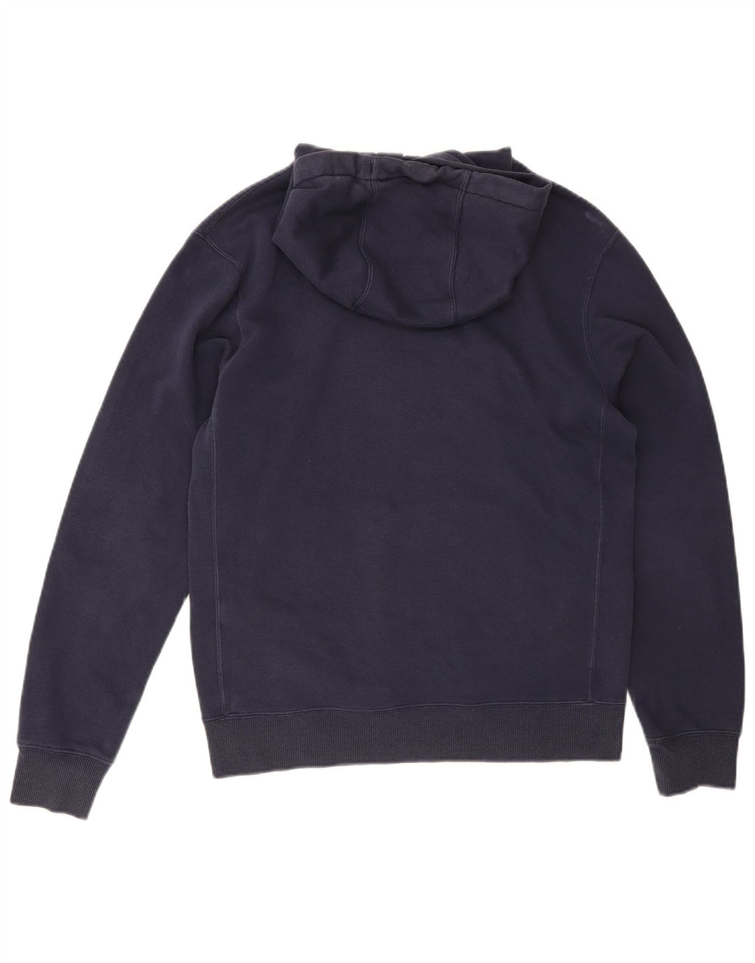 FILA Mens Hoodie Jumper Small Navy Blue Cotton