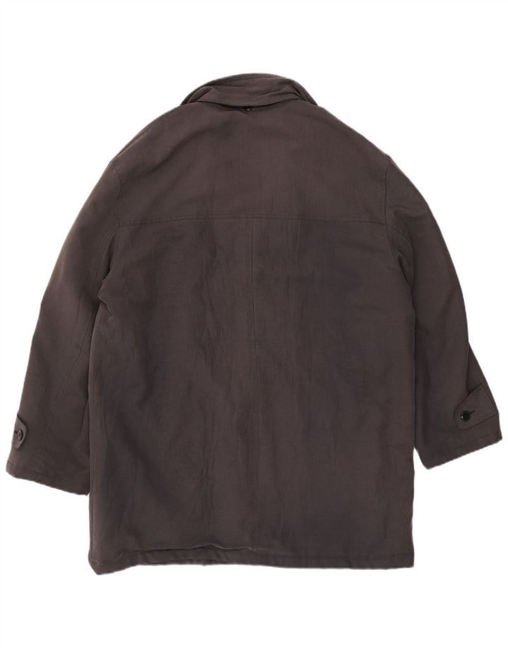 GIORGIO VARALLI Manteau coupe-vent pour homme IT 50 Large Gris