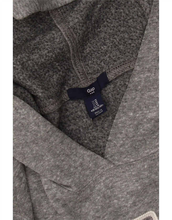 Gap Pull à capuche graphique pour femme UK 14 Gris moyen