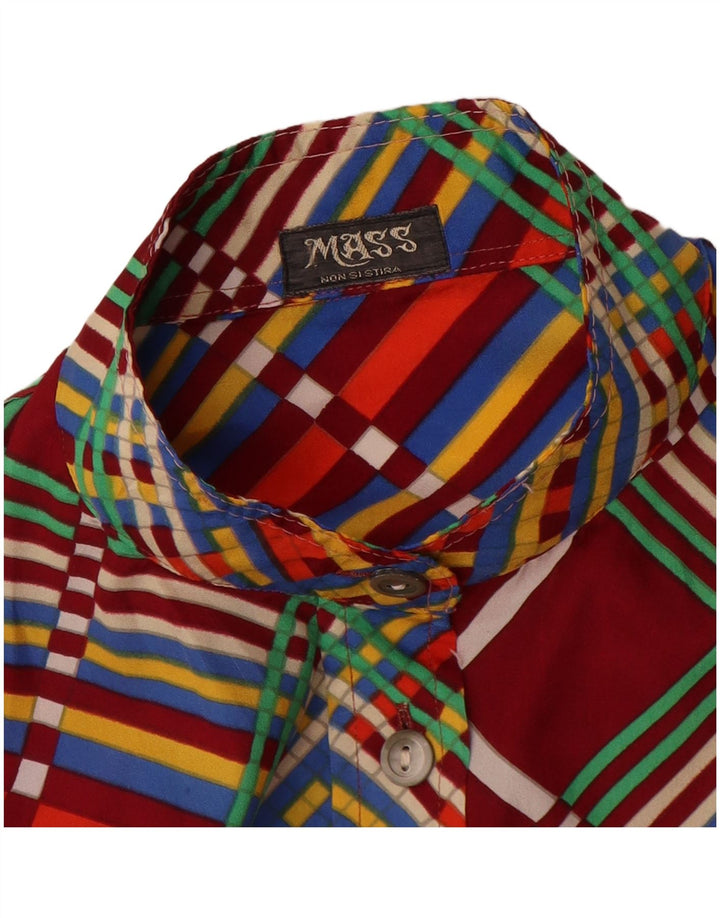 Mass Chemise Chemisier Femme UK 44 Medium Carreaux Multicolores