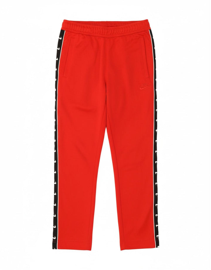 NIKE Mens Graphic Tracksuit Trousers Joggers Small  Red Polyester Vintage Nike and Second-Hand Nike from Messina Hembry 