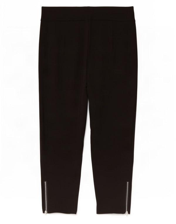 Marks & Spencer Womens Autograph Cropped Trousers UK 16 Large W34 L26 Black