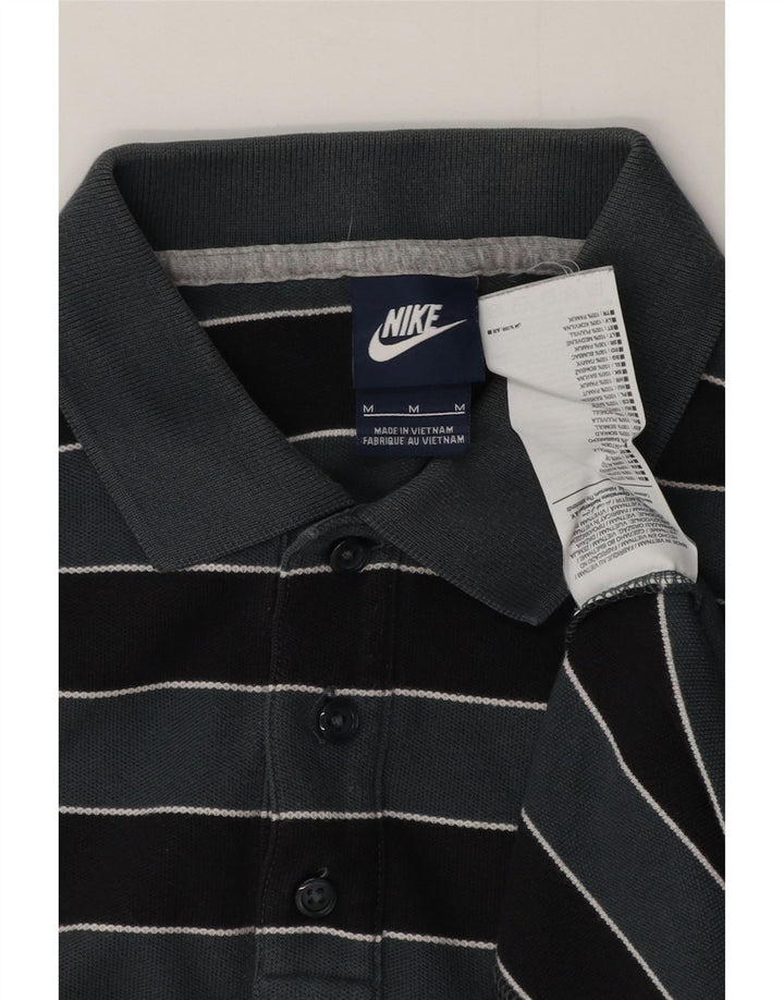 Polo Nike Homme Gris Moyen Rayé Coton