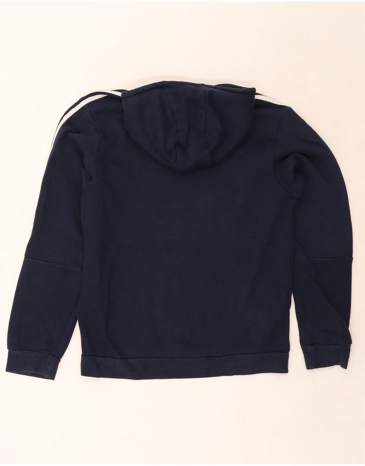 Adidas Pull à capuche pour homme en coton bleu marine moyen