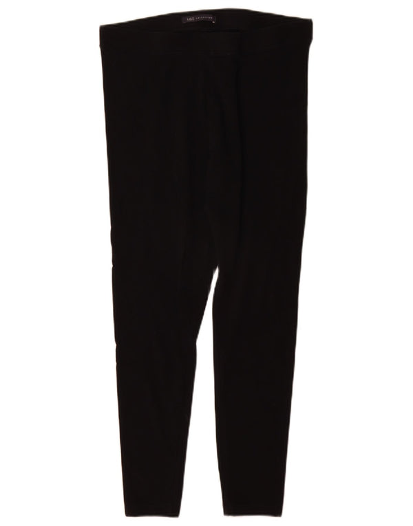Marks & Spencer Leggings courts pour femme UK 12 Coton noir moyen