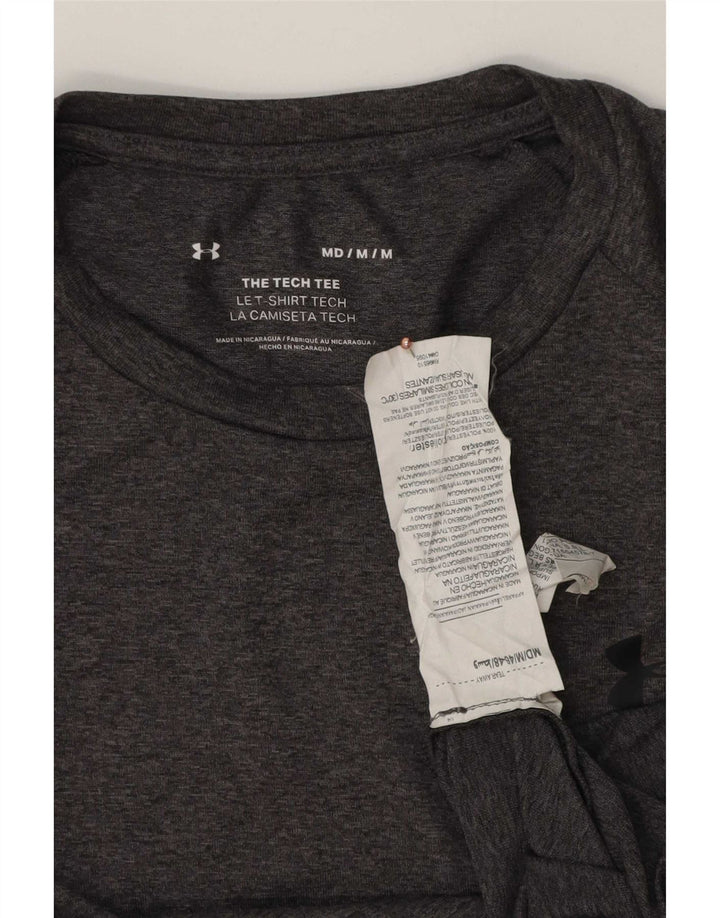 Under Armour T-Shirt Homme Gris Moyen Moucheté Polyester