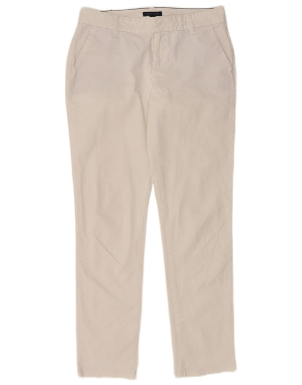 Tommy Hilfiger Pantalon chino slim pour femme US 4 Small W28 L29 Coton blanc