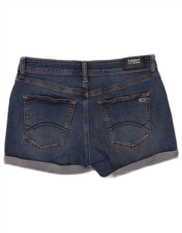 TOMMY HILFIGER Short En Jean Femme W28 Bleu Moyen Coton