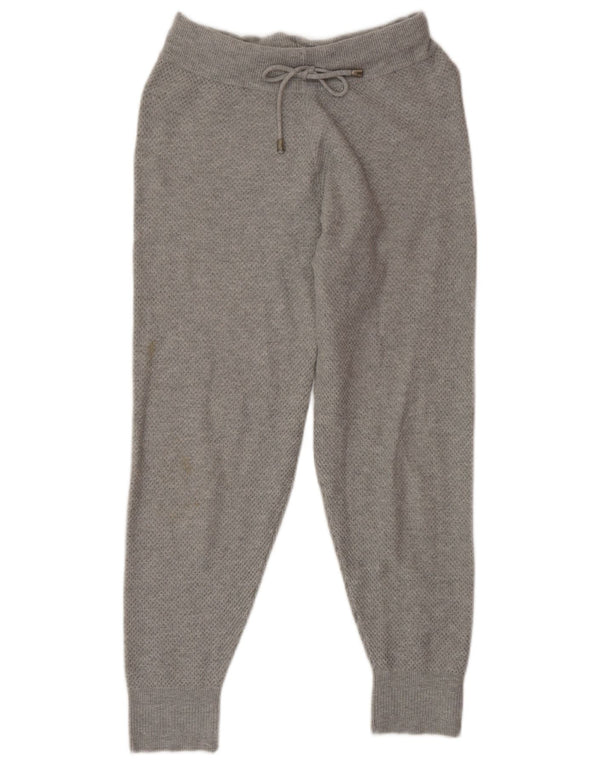 Marks & Spencer Pantalon de survêtement en tricot pour femme UK 10 Small Gris