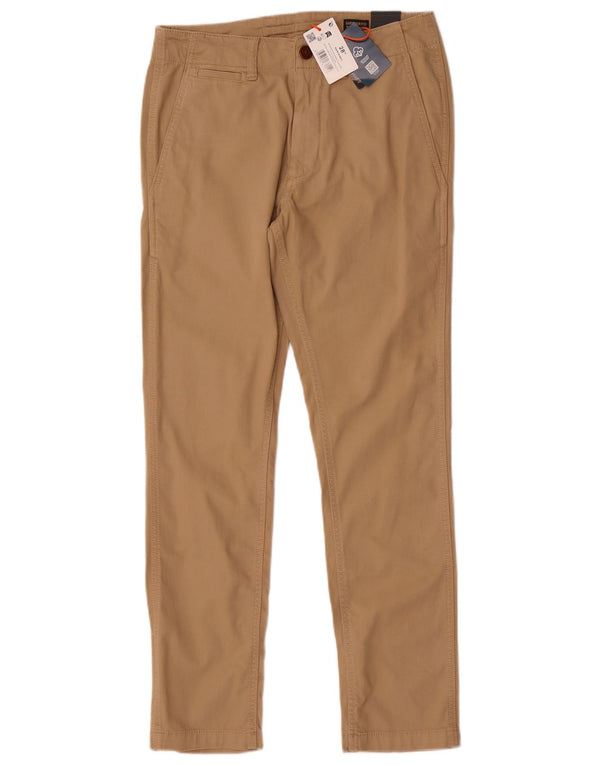 Superdry Pantalon Chino Slim Homme W28 L32 Coton Beige