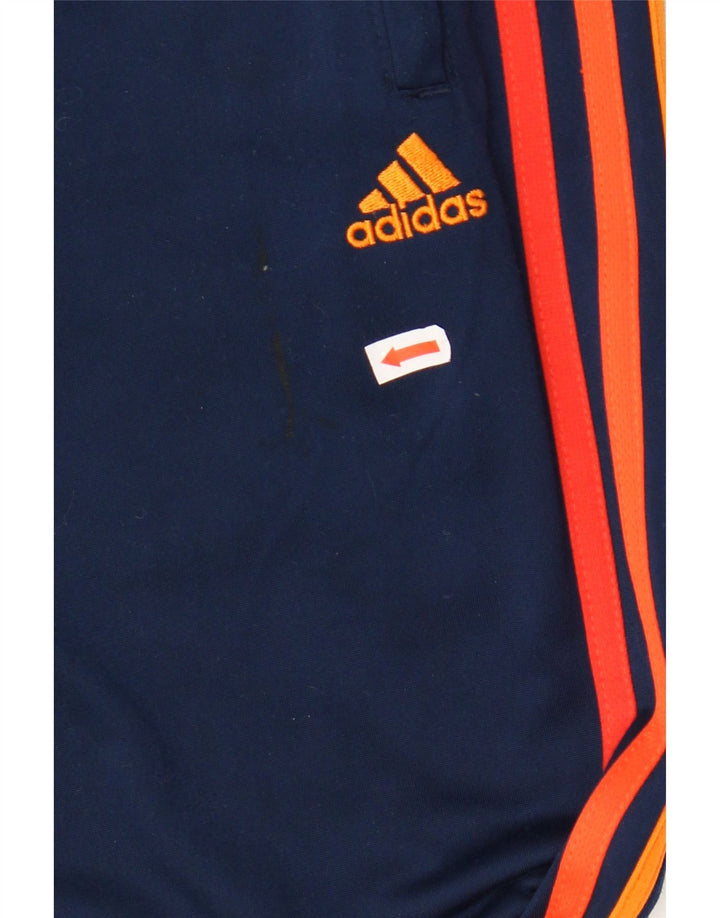 Adidas Pantalon de survêtement pour homme UK 40/42 Bleu marine moyen Polyester