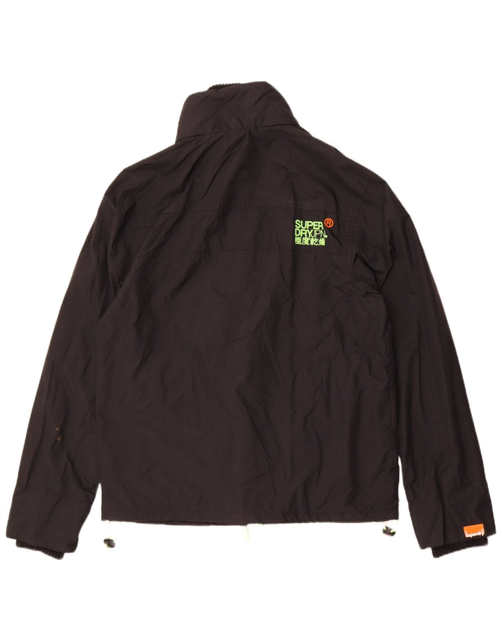 Superdry Veste coupe-vent Windcheater pour hommes UK 42 XL Nylon noir