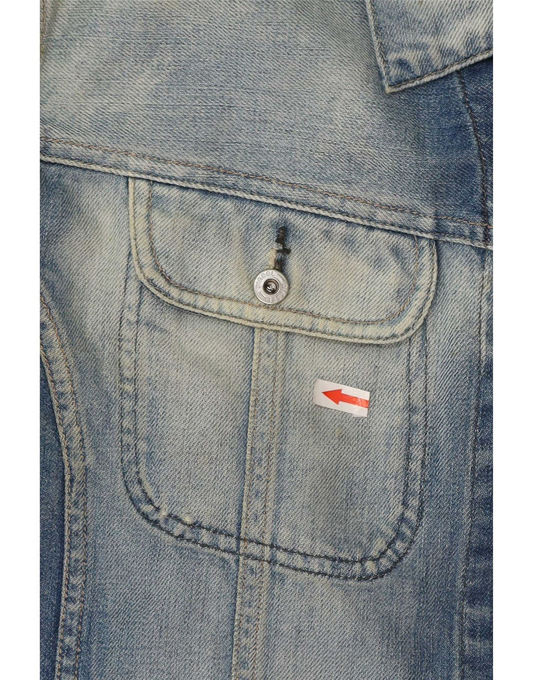 Diesel Veste en Jean Homme UK 42 XL Bleu Coton