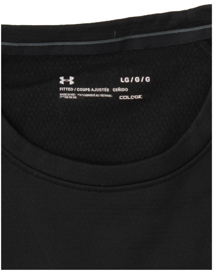 UNDER ARMOUR Cold Gear Haut à manches longues pour homme Noir Taille L