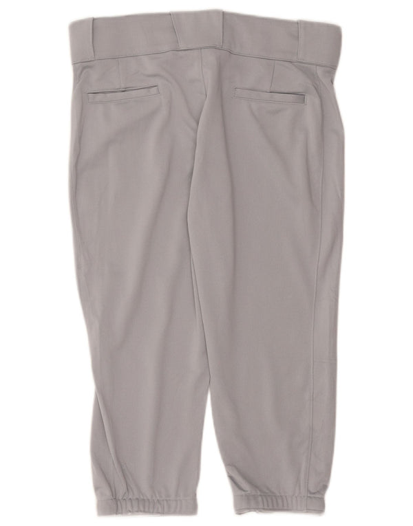 Nike Pantalon de survêtement Capri pour femme UK 12 Gris moyen Polyester