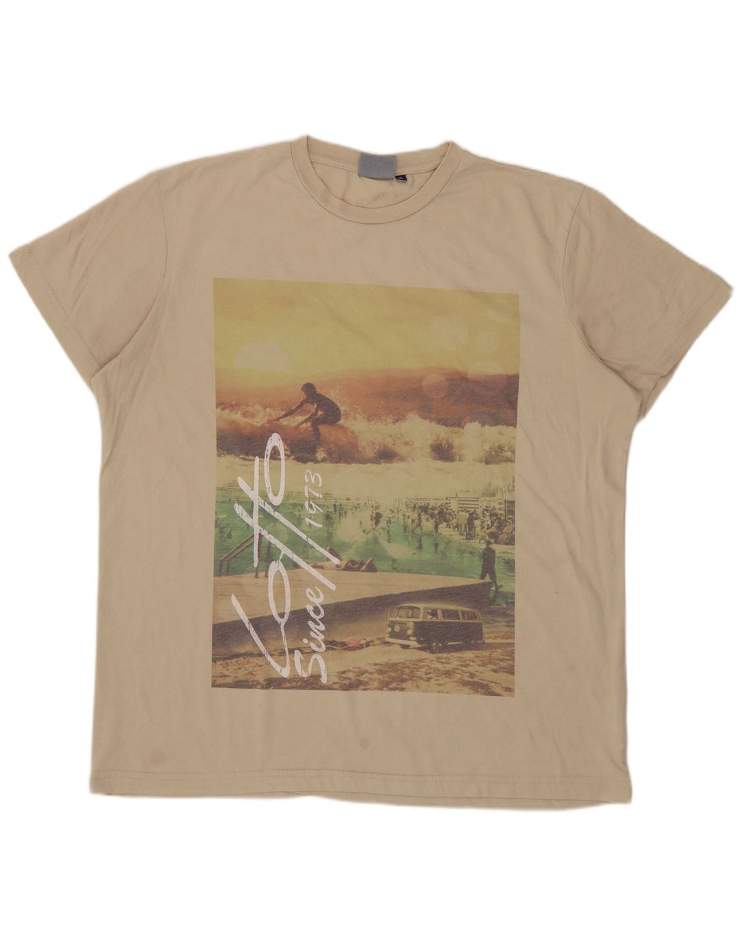 LOTTO T-Shirt Graphique Homme XL Beige