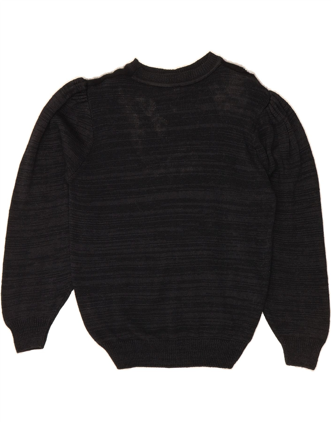 VINTAGE Womens Boat Neck Jumper Sweater EU 40 Medium Black Colourblock Vintage Vintage and Second-Hand Vintage from Messina Hembry 