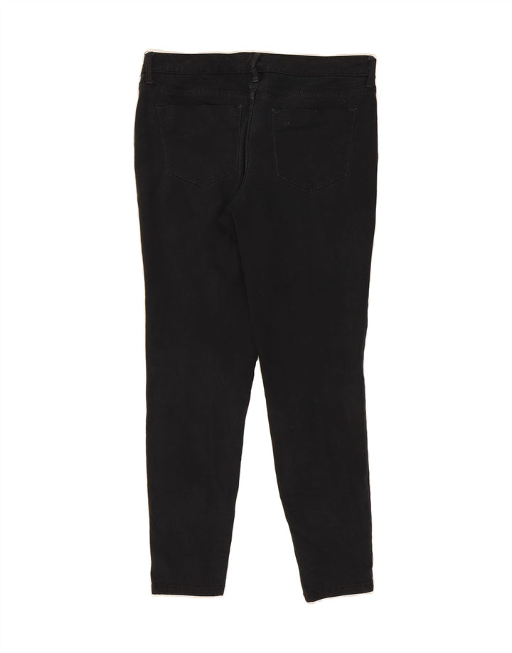 MOSSIMO Womens Mid Rise Jegging Cropped Trousers US 8 Medium W29 L26 Black Vintage Mossimo and Second-Hand Mossimo from Messina Hembry 
