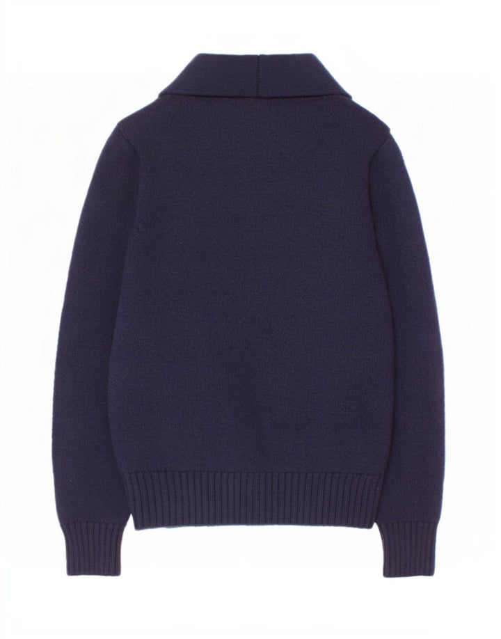 Fay Pull Cardigan Garçon 9-10 ans Laine Bleu Marine