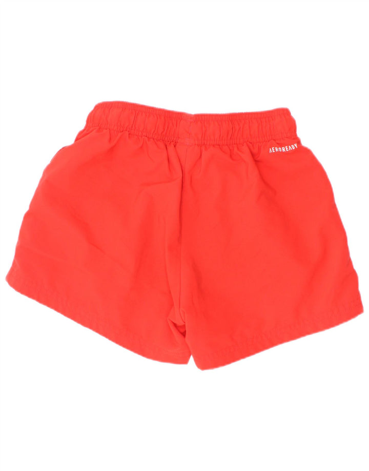 Adidas Short de Sport Garçon 9-10 Ans Rouge Polyester