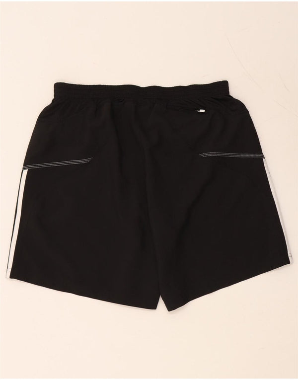 ADIDAS Short de sport Climalite pour hommes, grand, noir, polyester