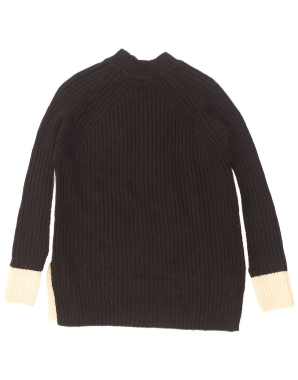 Marks & Spencer Pull col roulé pour femme UK 10 Small Noir