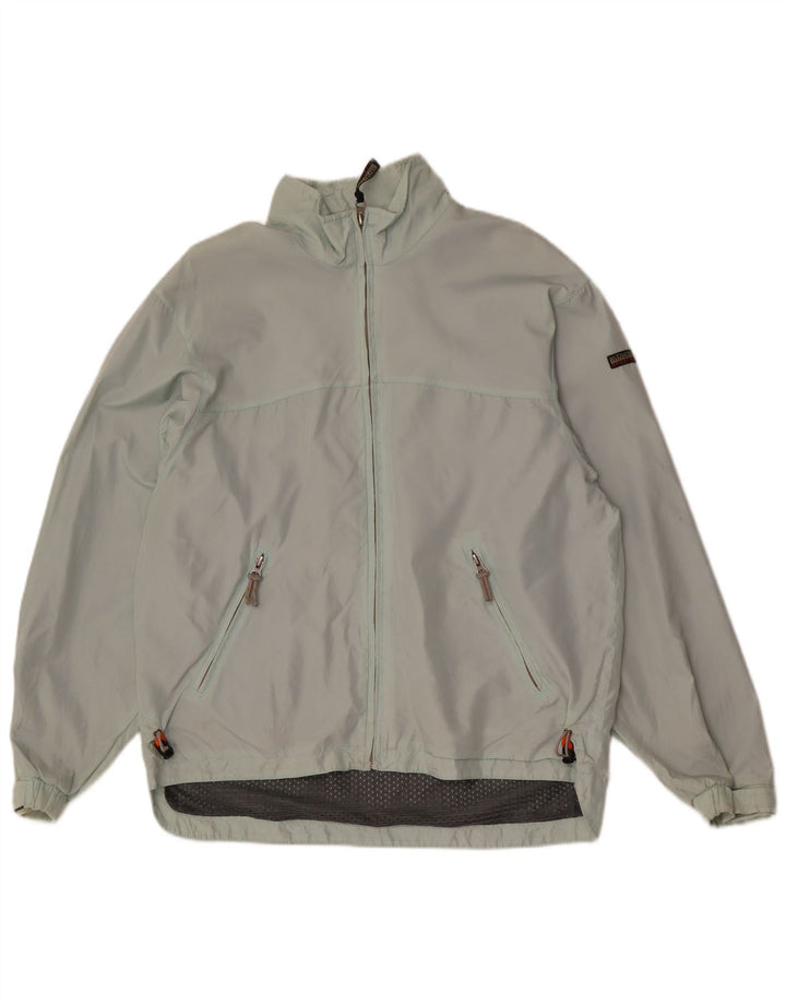 Napapijri Veste de pluie Geographic pour homme UK 38 Nylon vert moyen