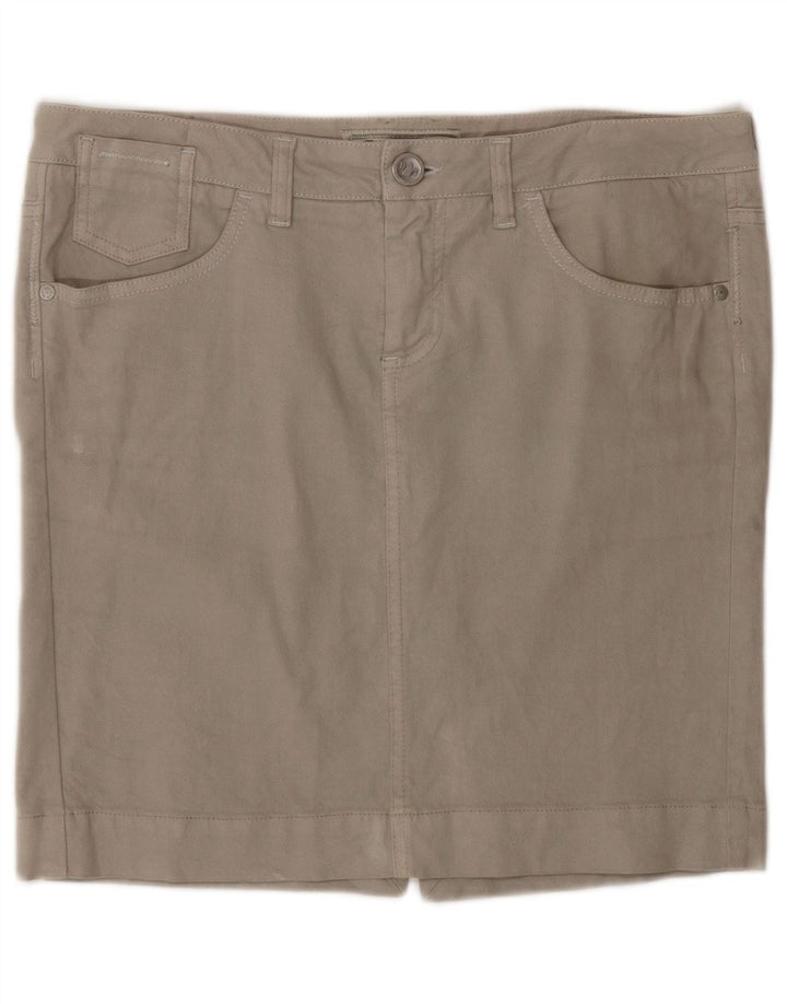 Murphy & Nye Mini jupe en jean W31 pour femme en coton gris moyen