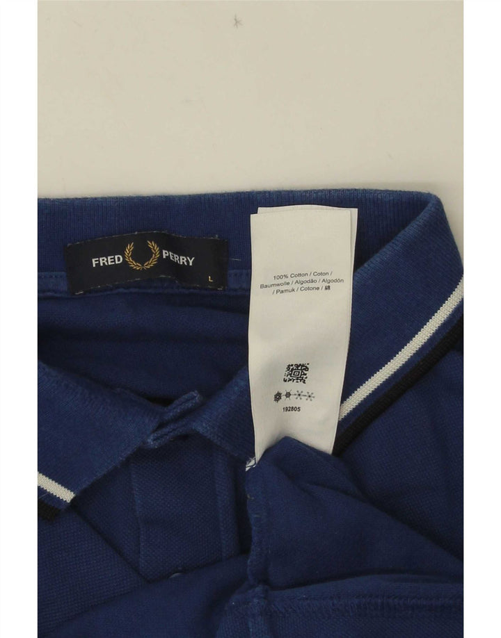 Fred Perry Polo Homme Grand Bleu Marine Coton