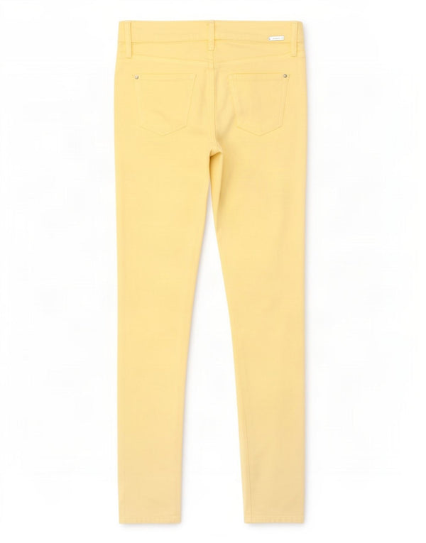 Massimo Dutti Jean skinny pour femme EU 38 Small W28 L29 Jaune