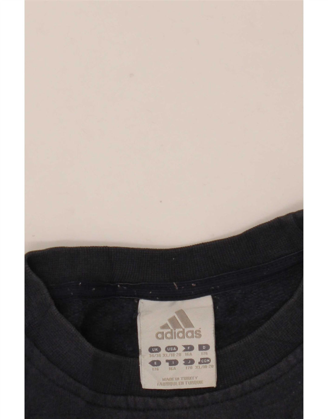 Adidas Sweat-shirt graphique garçon 15-16 ans Bleu marine