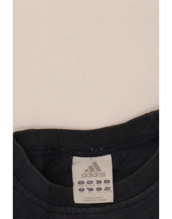 Adidas Sweat-shirt graphique garçon 15-16 ans Bleu marine