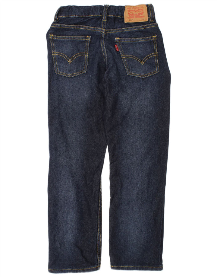 Levi's Garçon 511 Jean Slim 6-7 ans W24 L22 Bleu Coton