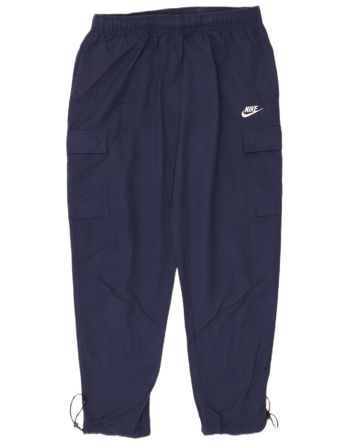 Nike Pantalon de survêtement cargo en coton bleu marine moyen