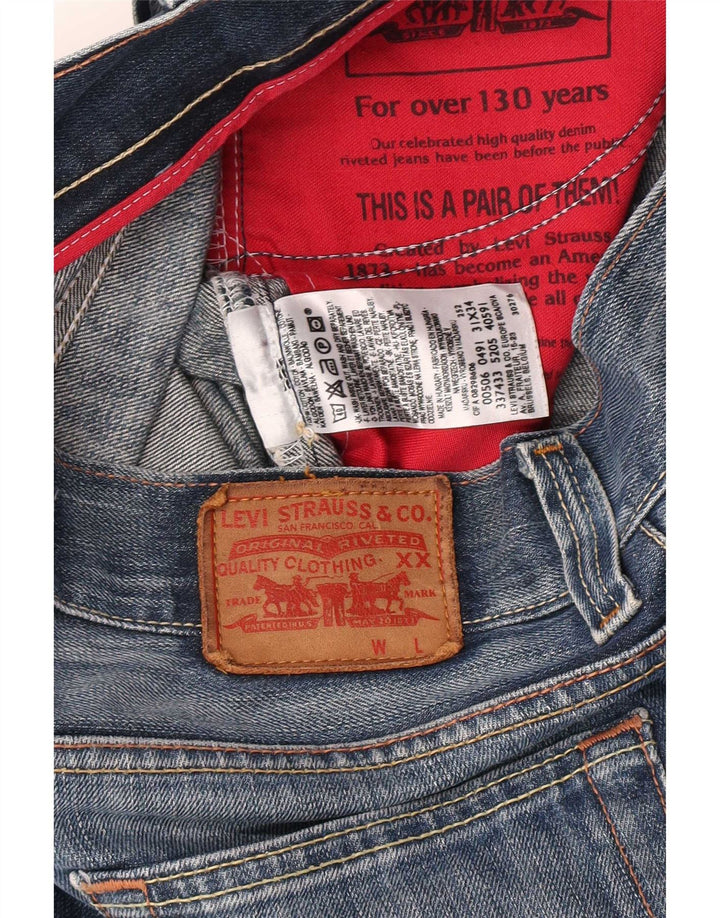 Levi's Short en Jean 506 W31 Homme Bleu Moyen Coton
