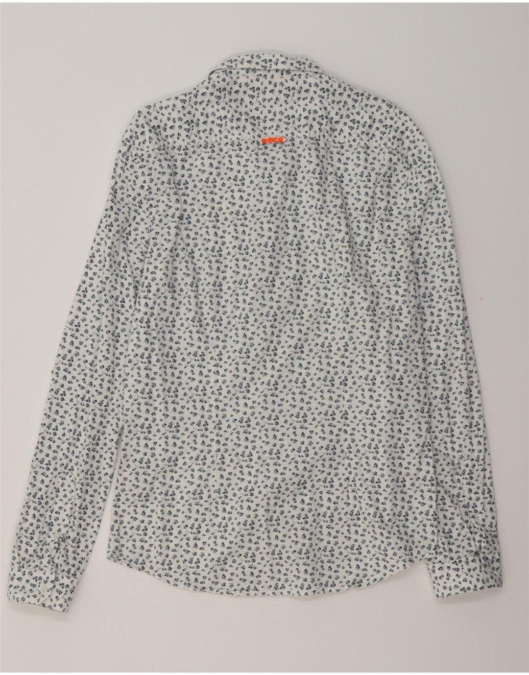 SUPERDRY Chemise Slim Fit Homme Blanc Floral Coton