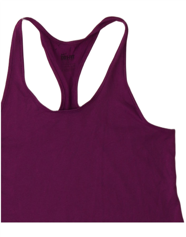 NIKE Débardeur Dri Fit pour femme UK 8 Small Violet